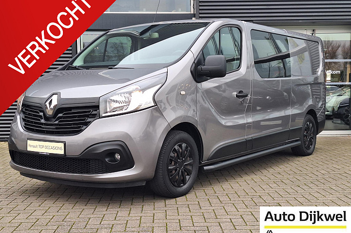 Renault Trafic 1.6 dCi T29 L2H1 DC Luxe Energy Airco, Navigatie, Cruise Control, Trekhaak. GEEN BPM!