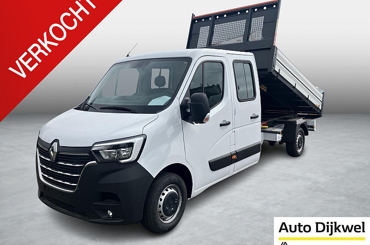 Renault Master T35 2.3 dCi 165 L3 DC Comfort Kipper Direct uit voorraad leverbaar, BPM vrij!!