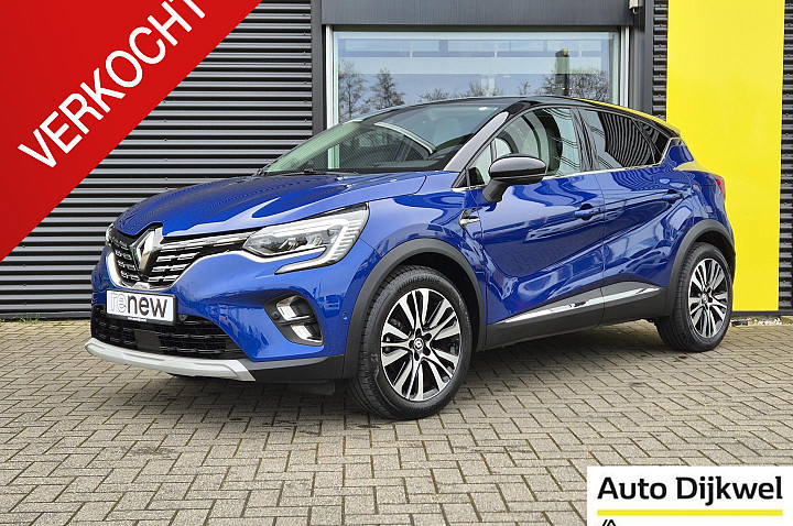 Renault Captur 1.6 E-Tech plug-in hybrid 160 iconic Panorma schuif/kanteldak, Trekhaak, Leer, BOSE audio