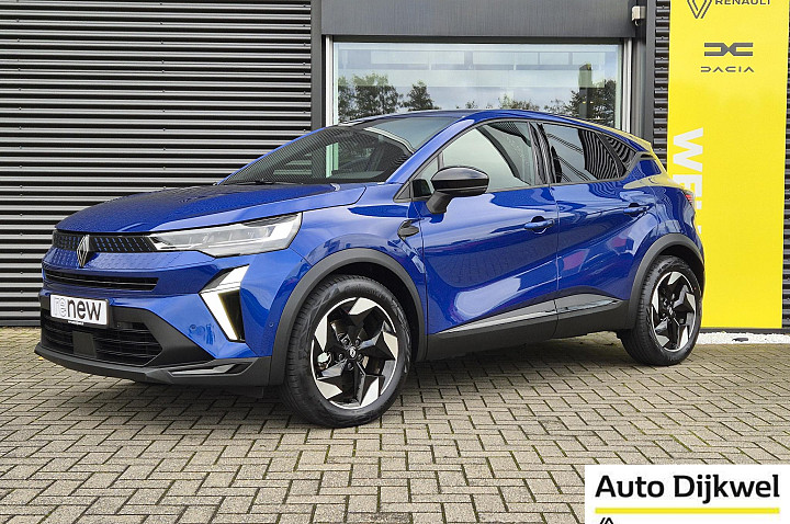 Renault Captur 1.6 E-Tech full hybrid 145 techno Camera, P-hulp V+A, Adapt. Cruise Control, Google Navigatie, Apple